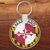 Porte-clés Sceau du drapeau de l'État du Maryland (Recto)
