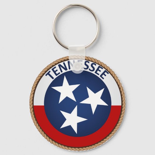 Porte-clés Sceau du drapeau de l'État du Tennessee (Recto)