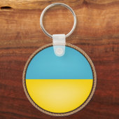 Porte-clés Sceau du drapeau ukrainien cool (Recto)