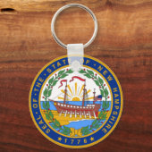 PORTE-CLÉS SCEAU DU NOUVEAU HAMPSHIRE (Recto)