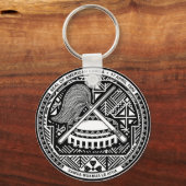 Porte-clés Sceau du Porte - clé des Samoa américaines (Recto)