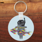 Porte-clés Sceau gris Thunder_Cove (Recto)