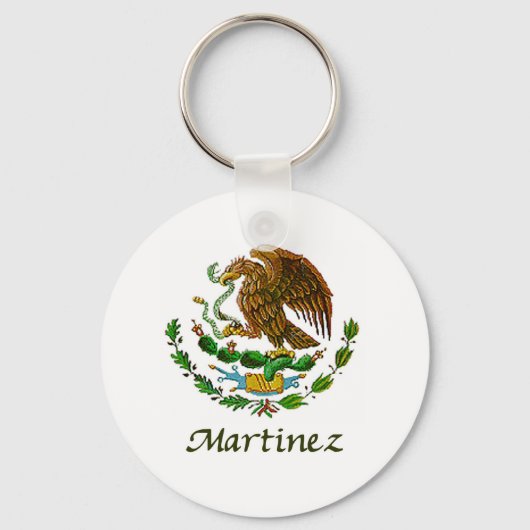 Porte-clés Sceau national mexicain de Martinez (Recto)