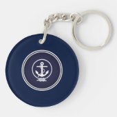 Porte-clés Sceau nautique Ancre (Dos)