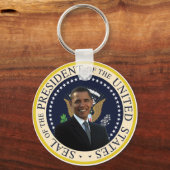 Porte-clés Sceau présidentiel d'Obama (Recto)