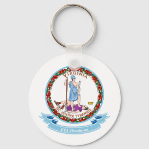 Porte-clés Sceau Virginie
