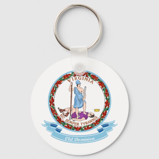 Porte-clés Sceau Virginie (Recto)