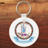 Porte-clés Sceau Virginie (Recto)