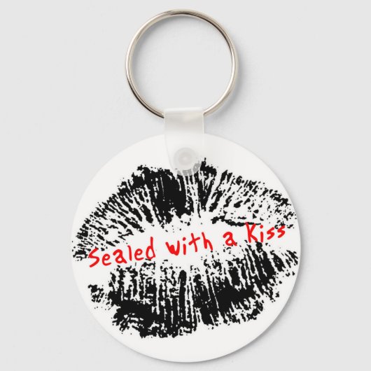 Porte-clés Scellé avec un baiser (Recto)