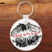 Porte-clés Scellé avec un baiser (Recto)