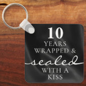 Porte-clés Scellé avec un baiser Black 10e anniversaire (Recto)