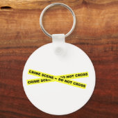 Porte-clés Scène criminelle - Ne pas traverser (Recto)