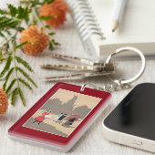 Porte-clés Scène d'art déco de Place de la Republique (Devant droit)