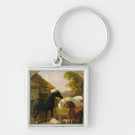 Porte-clés Scène de basse cour (Devant)