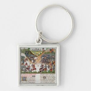 Porte-clés Scène de bataille f.183 du franc 2691, par Jehan