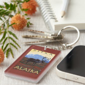 Porte-clés Scène de caribou - Sitka, Alaska (Devant droit)