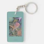 Porte-clés Scène de ConnecticutTidepool (Dos)