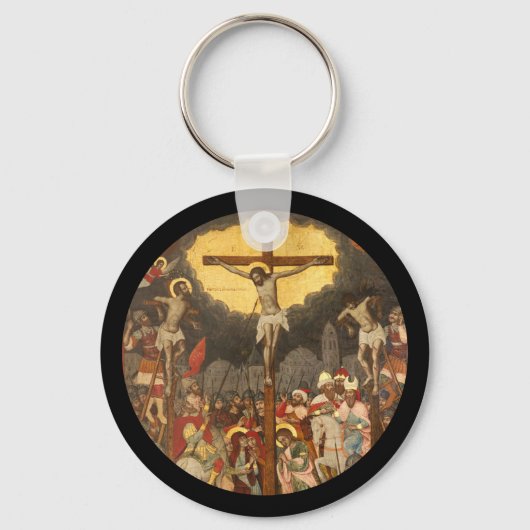 Porte-clés Scène de crucifixion 1711 (Recto)