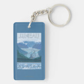Porte-clés Scène de glacier - Juneau, Alaska (Dos)