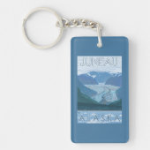 Porte-clés Scène de glacier - Juneau, Alaska (Devant)
