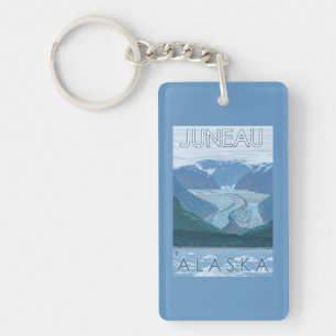 Porte-clés Scène de glacier - Juneau, Alaska