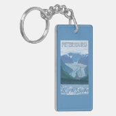 Porte-clés Scène de glacier - Pétersbourg, Alaska (Devant gauche)