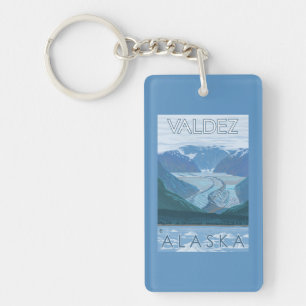 Porte-clés Scène de glacier - Valdez, Alaska
