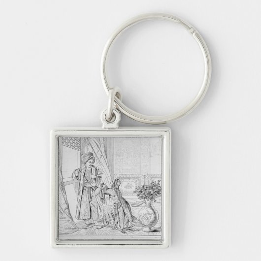 Porte-clés Scène de la jeune mariée d'Abydos par seigneur (Devant)