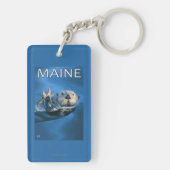 Porte-clés Scène de loutre de MaineSea (Dos)