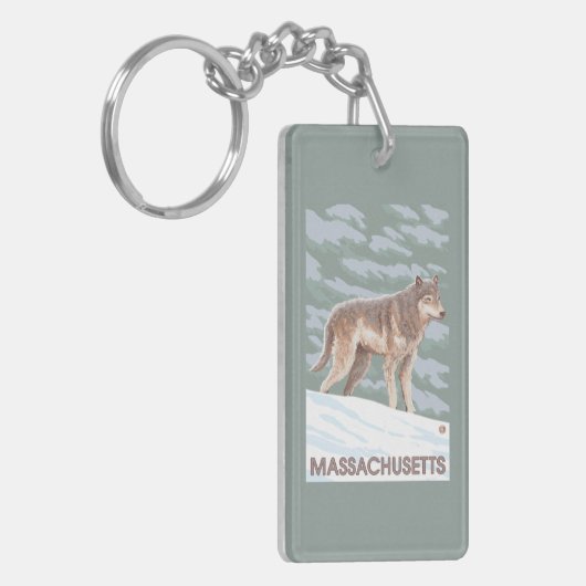 Porte-clés Scène de MassachusettsWolf (Devant gauche)