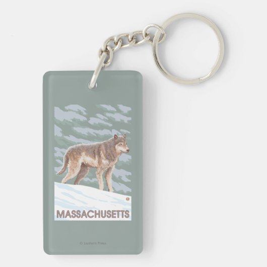 Porte-clés Scène de MassachusettsWolf (Dos)