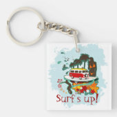 Porte-clés Scène De Plage Tropicale (Devant)