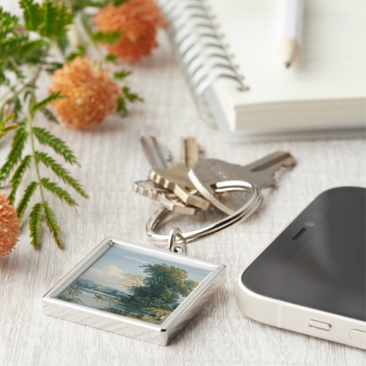 Porte-clés Scène de rivière (Côté)