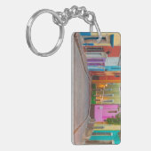 Porte-clés Scène de rue colorée (Devant gauche)
