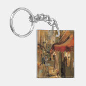 Porte-clés Scène de rue de Paris (Devant gauche)