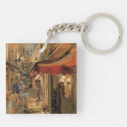 Porte-clés Scène de rue de Paris (Dos)