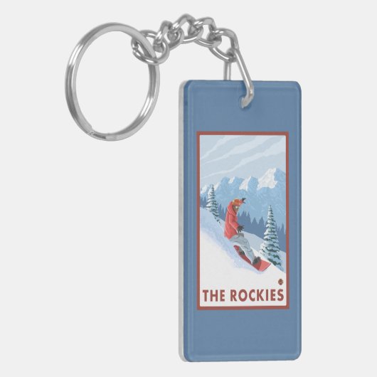 Porte-clés Scène de surfeur - les Rocheuses (Devant gauche)