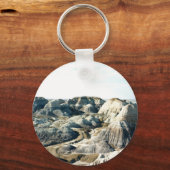 Porte-clés Scène du désert peint 05 (Recto)