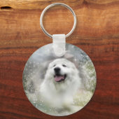 Porte-clés Scène hivernale des Pyrénées (Recto)