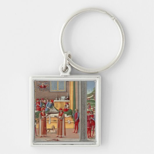 Porte-clés Scène médiévale d'amputation (Devant)