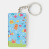 Porte-clés Scène sous-marine mignonne (Dos)