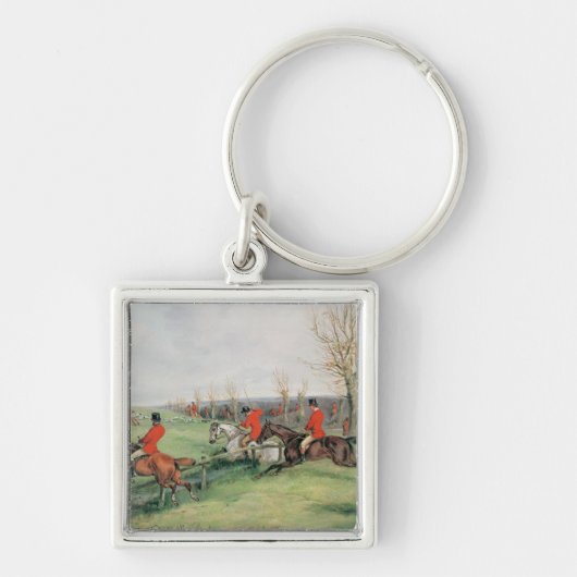 Porte-clés Scène sportive, 19ème siècle (Devant)