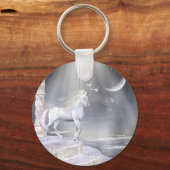 Porte-clés Scène Unicorne d'ange céleste (Recto)