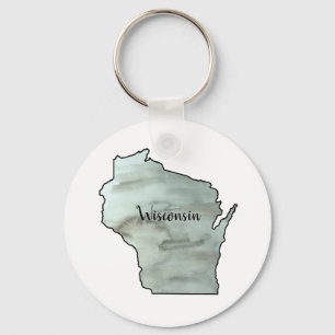 Porte-clés Schéma de la peinture du Wisconsin