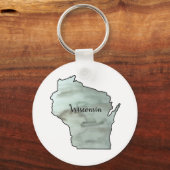Porte-clés Schéma de la peinture du Wisconsin (Recto)
