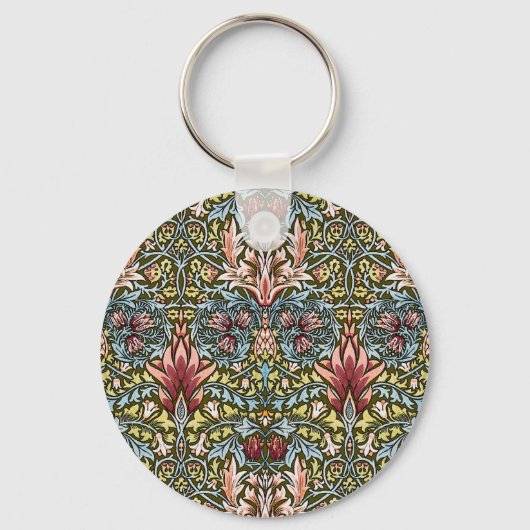 Porte-clés Schéma floral William Morris Snakeshead (Recto)