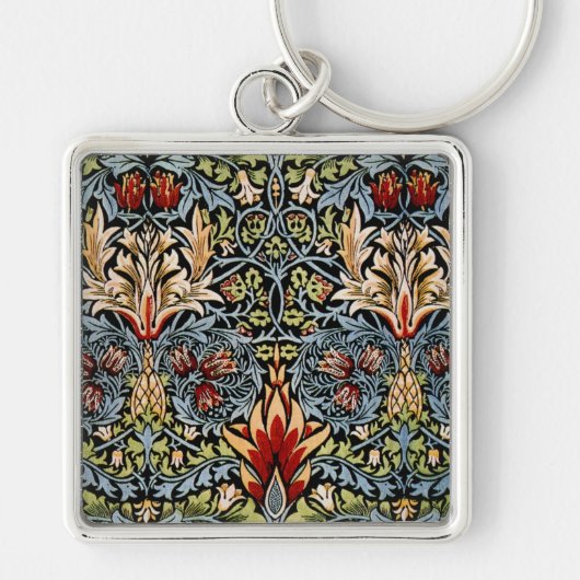 Porte-clés Schéma floral William Morris Snakeshead (Devant)
