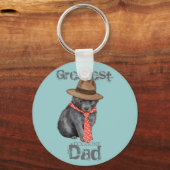 Porte-clés Schipperke Papa (Recto)