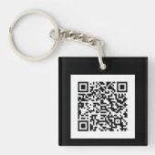 Porte-clés Schlüsselanhänger mit eigenem QR Code (Devant)