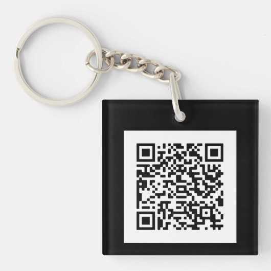 Porte-clés Schlüsselanhänger mit eigenem QR Code (Devant)